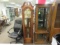 Colonial grandfather clock  with weights and pendulum, height 76