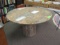 Round marble table, 45