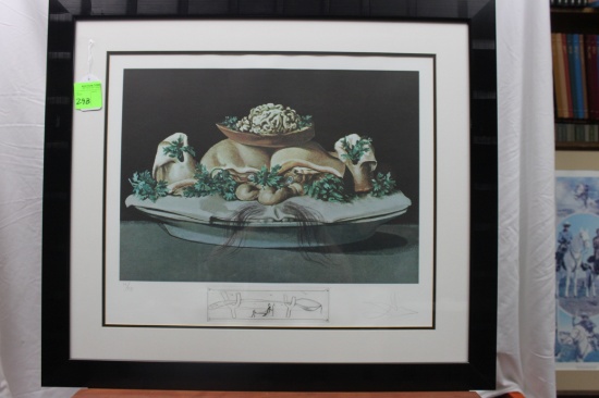 Salvador Dali, Supremes of Lilliputian Malaises, lithograph, 19" x 22-3/8",