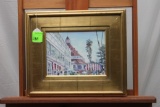 Unknown artist, Hotel Del Coronado, original oil, 11-3/4