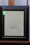 Giacometti, unknown title, etching, 18