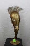 Unknown artist, Speak No Evil, metal sculpture, height 31