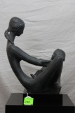 Unknown artist, Mother and Child, sculpture, height 20