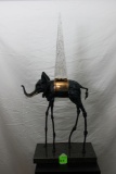 Salvador Dali, Space Elephant, bronze sculpture, height 37