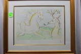 Salvador Dali, The Rider and the Deer, lithograph, 15-1/2