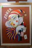 Arbe, Joker is Wild, original oil on canvas, 35-3/4