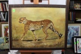 Torres, Cheetah, original oil, 47-1/2