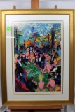 Leroy Neiman, Baccarat, limited edition serigraph, 25-1/2