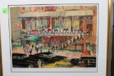 Leroy Neiman, The 21 Club, limited edition serigraph, numbered 484/500 and
