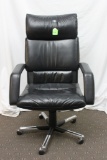 Highback leather office chair