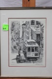 Anthony Pless, Knob Hill, print, numbered and signed by the artist, 12-1/2