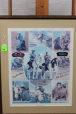 Lone Ranger and Tonto poster signed by the actors
