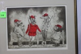 Curt Frankenstein, The Hunters, lithograph, numbered, 19-1/4