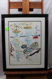 Salvador Dali, Liquid Tornado Bathtub, lithograph, 21-1/4