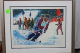 Jim Johnson, U.S. World Cup, lithograph, numbered and signed, 20-1/4