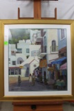 Gregory Wilhelmi, On Capri, original watercolor and acrylic, 33-3/4