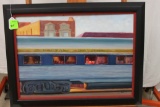 Gregory Wilhelmi, Train Ride on the Montana Daylight, original oil, 19-1/2