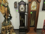 Colonial grandfather clock, #1744 Native with weights and pendulum, height