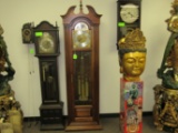 Howard Miller grandfather clock manufactured in Western Germany, with pendu
