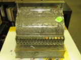 Nickel plated National cash register, Dayton, Ohio, serial #38142, Badge #3