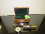 Parascope, compass and magnifying glass in case