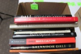 Variety of Salvador Dali books, 10 total