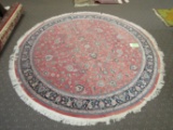 Persian rug, round, 8'