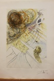 Suite of ten Salvador Dali prints, The Restauranteur, The Golden Calf, Vari