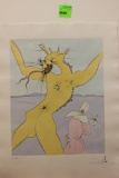 Suite of ten Salvador Dali etchings, The Japanese Fairytales, signed and nu