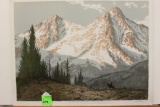 Huertas Aguiar, Mountain Majesty, six lithographs, limited edition pieces,