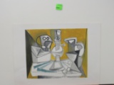 Pablo Picasso, Tee De Mort, Lamp Cruches Et Poireaux, Marina Picasso signed