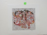 Jiang Tie Feng, Gifts from the Love Suite, silkscreen, signed and numbered,