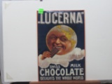 Twelve pieces, all advertising posters for chocolate