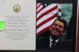 Letter from Ronald Reagan and a signed picture of Ronald Reagan