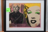 Ringo, Warhol and Marilyn, silkscreen, 12