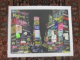 Unknown artist, Times Square, silkscreen, 32