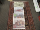 Five pieces, all Chicago scenes and streetcar scenes, four numbered and sig