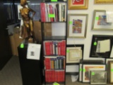 Auction catalogs, Sotheby's and Christie's, and art books, with shelf