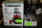 Cusinart black chrome custom 14-cup food processor with attachments (new in