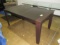 Table with glass and wood top, 3' x 5', by Calligaris
