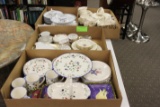 Four miscellaneous boxes of assorted china