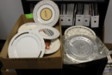Miscellaneous restaurant collector plates