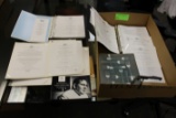 Grouping of Charlie Trotter memorabilia including signed menus by Charlie T