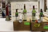 1996 Chateau Mouton Rothschild crate with Chateau Mouton Rothschild poster