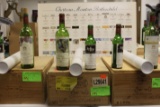 1991 Chateau Mouton Rothschild crate with Chateau Mouton Rothschild poster