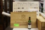 2000 Chateau Mouton Rothschild wine case with one bottle, Mouton Rothschild