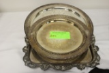 Silverplate serving pieces, 3