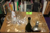 Miscellaneous decanters and bottles