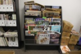Magazine rack and magazines