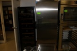 True upright one-door freezer, model T23F, serial 5354476, self contained,